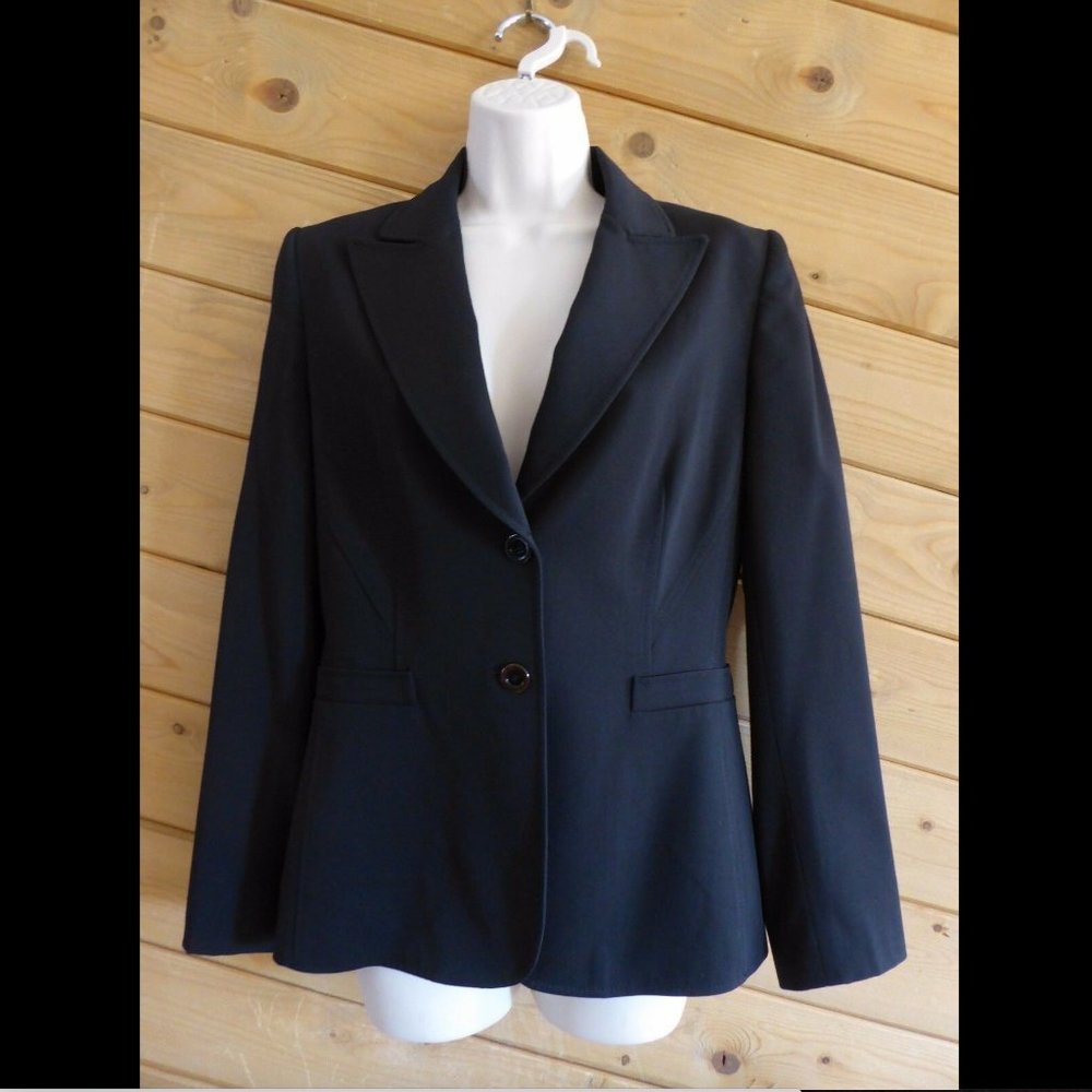 Tahari Basic Business Office Lined Structured Bla… - image 1